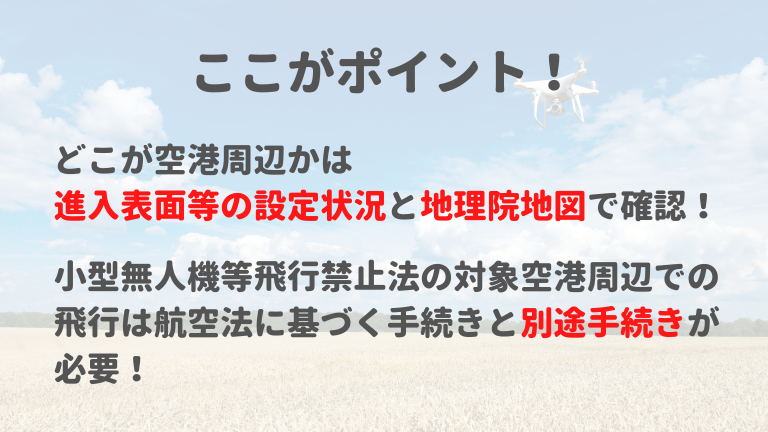 ドローンの飛行に関する 許可・承認・空港周辺はこう調べる